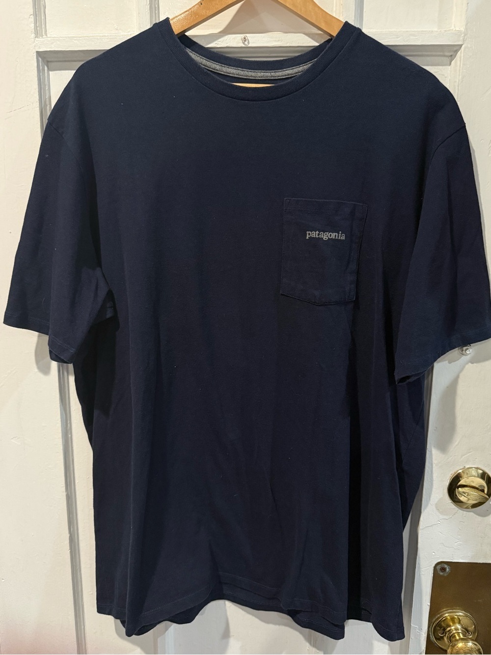 Patagonia Navy Short-Sleeve Pocket Tee